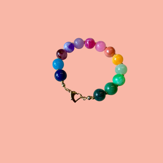 Rainbow spring bracelet