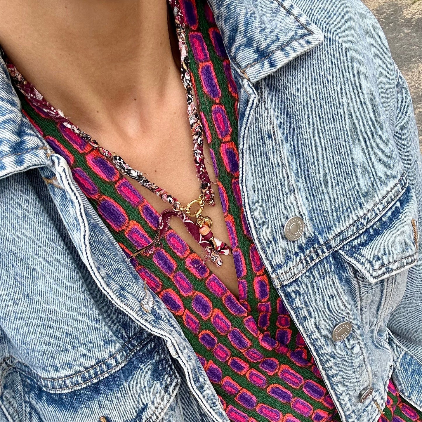 Bandana necklace