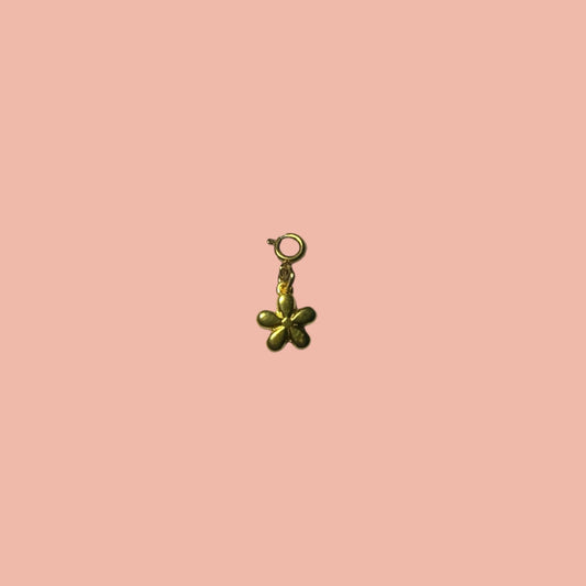 Flower charm gold