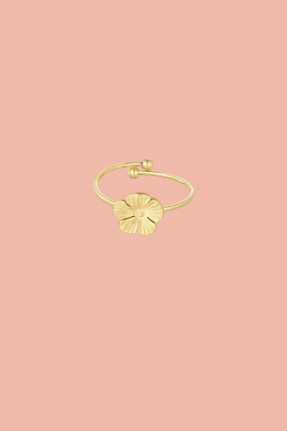 Stainless steel floral ring