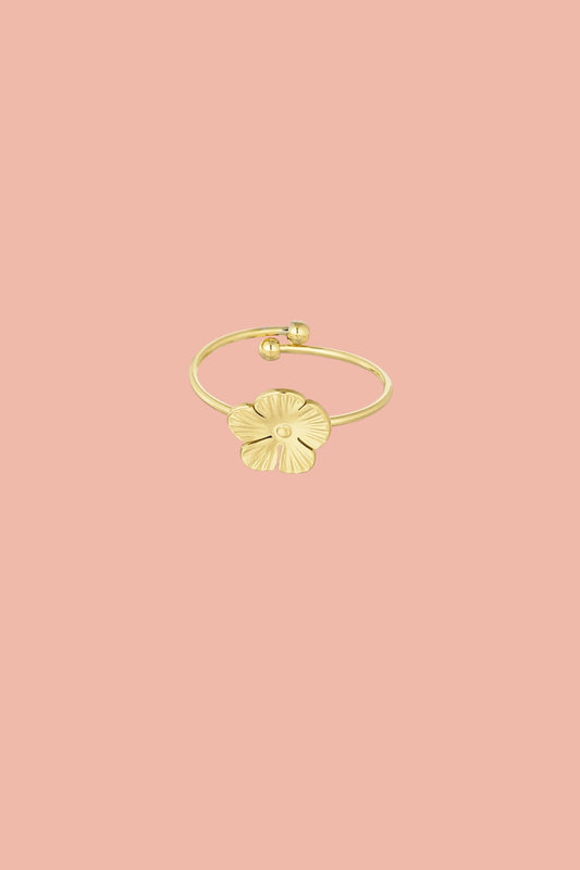 Stainless steel floral ring